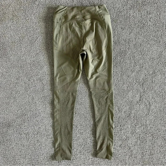 Gymshark Leggings True Texture Washed Khaki High Size Small - Picture 5 of 8